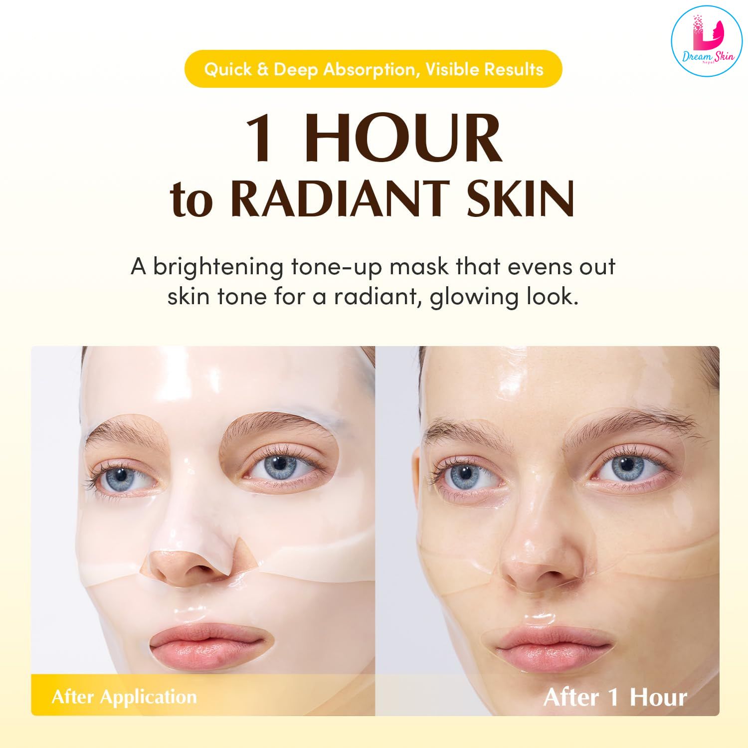 Eqqualberry Collagen Glow Up Hydrogel Mask [30g]